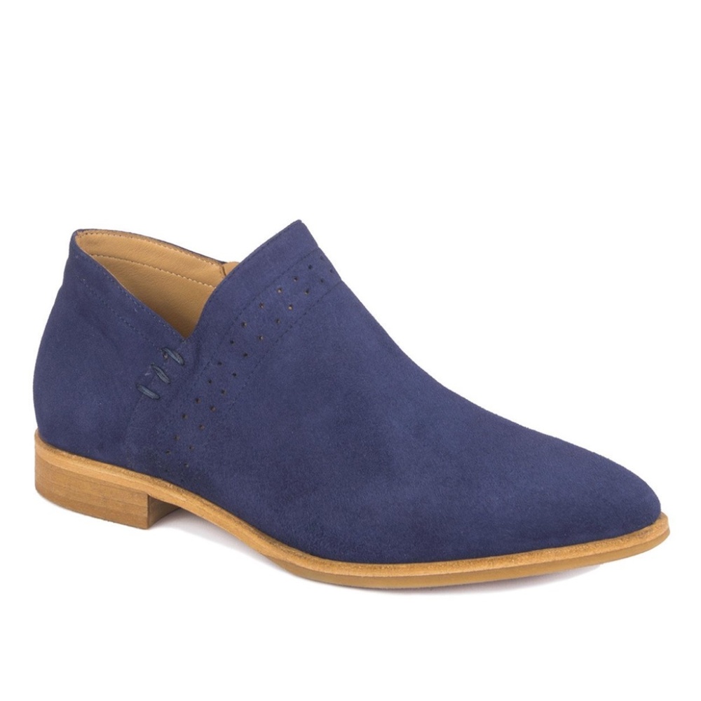 Italeau Blue Suede Waterproof Florence Bootie